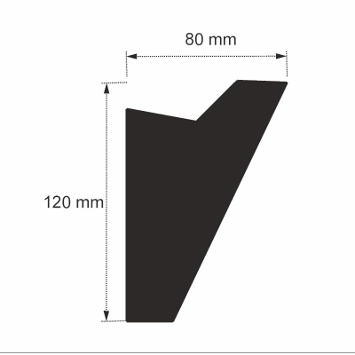 Stuckleiste für indirekte Beleuchtung LED Deckenleisten OL-60 20 Meter